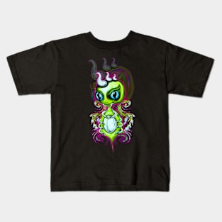 Lime horms Kids T-Shirt